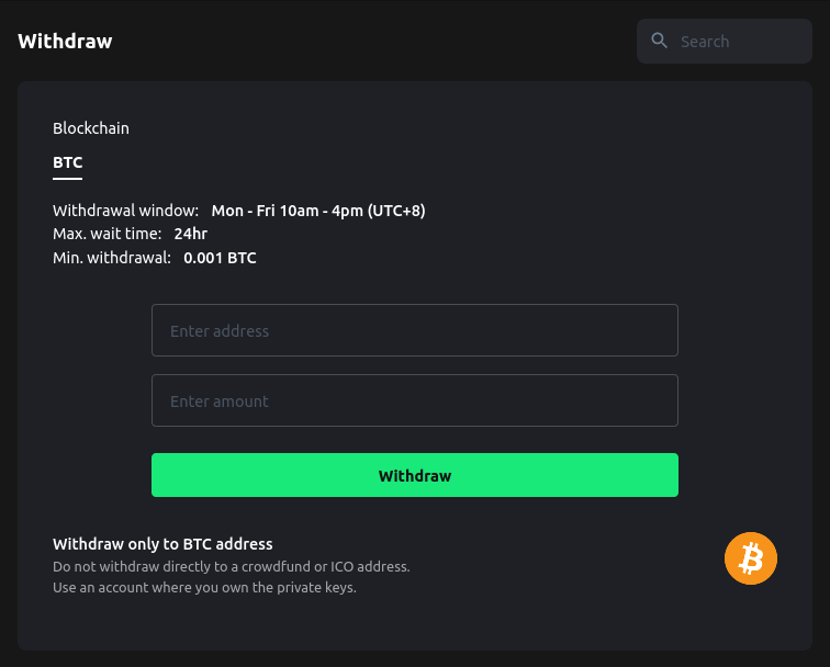 Withdrawal Form